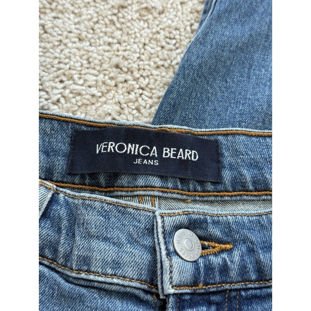 VERONICA BEARD 31‎ Ryleigh Slim Straight Ankle High-Rise Wanderer Dust Timeless - Picture 7 of 11